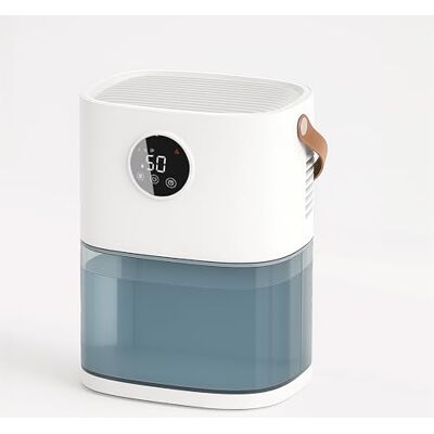 Prem-i-air 1.9L Smart Portable Dehumidifier – 430ml/Day Electric Mini Dehumidifier for Bedroom & Home, 55W Low Energy, Auto Humidity Sensor, Quiet 47dB, Timer, Sleep & Turbo Mode Prem-i-air 1.9L Smart Portable Dehumidifier – 430ml/Day Electric Mini Dehumidifier for Bedroom & Home, 55W Low Energy, Auto Humidity Sensor, Quiet 47dB, Timer, Sleep & Turbo Mode