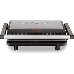 Warmlite T27038 750W Panini Grill - Stainless Steel Warmlite T27038 750W Panini Grill - Stainless Steel