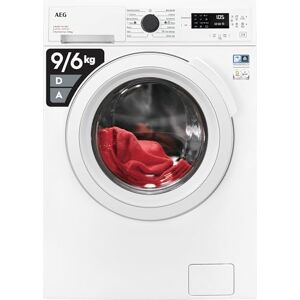 AEG 6000 Series Washer Dryer LWX60966B, 9kg Wash/ 6kg Dry Load, 1600rpm, 76 dB, AutoSense, TimeSave to Adjust Laundry Cycles, Quick Programme, Freestanding, Wash-to-dry, 847x597x642, Class D, White AEG 6000 Series Washer Dryer LWX60966B, 9kg Wash/ 6kg Dry Load, 1600rpm, 76 dB, AutoSense, TimeSave to Adjust Laundry Cycles, Quick Programme, Freestanding, Wash-to-dry, 847x597x642, Class D, White