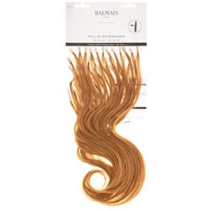 Balmain Fill-In Extensions Human Hair 50-Pieces, 40 cm Length, 9G Very Light Deep Gold Blonde, 45 g