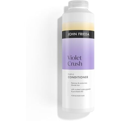 John Frieda Violet Crush Purple Conditioner 500ml. Blonde Hair Toning Care for Soft Feel and Shine Support John Frieda Violet Crush Purple Conditioner 500ml. Blonde Hair Toning Care for Soft Feel and Shine Support