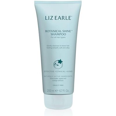 Liz Earle Botanical Shine™ Shampoo with Shea butter, Aloe Vera, Apple Extract for All Hair Types, 200ml Liz Earle Botanical Shine™ Shampoo with Shea butter, Aloe Vera, Apple Extract for All Hair Types, 200ml