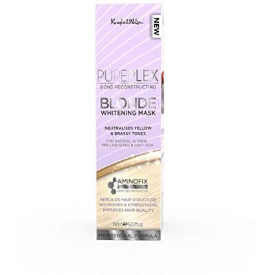 Knight & Wilson PurePlex Whitening Mask – Professional Toning Formula Nourishes & Rebuilds – With Aminofix to Protect & Restore Knight & Wilson PurePlex Whitening Mask – Professional Toning Formula Nourishes & Rebuilds – With Aminofix to Protect & Restore
