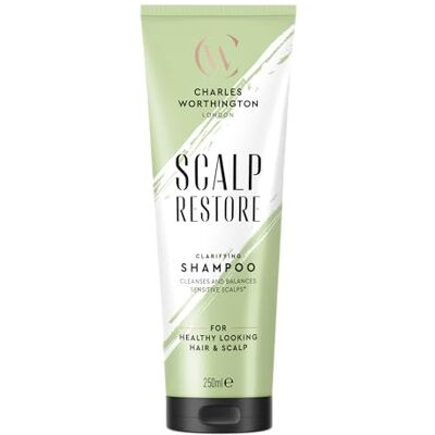 Charles Worthington Scalp Restore Clarifying Shampoo – Deep Cleansing for Sensitive Scalps, Removes Build-Up for Healthy Hair, 250ml Charles Worthington Scalp Restore Clarifying Shampoo – Deep Cleansing for Sensitive Scalps, Removes Build-Up for Healthy Hair, 250ml
