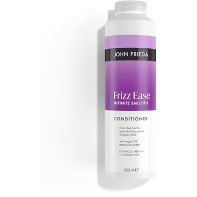 John Frieda Frizz Ease Infinite Smooth Conditioner 500ml. Anti Frizz Conditioner for Smooth Hair Care, Humidity Control and Soft Feel John Frieda Frizz Ease Infinite Smooth Conditioner 500ml. Anti Frizz Conditioner for Smooth Hair Care, Humidity Control and Soft Feel