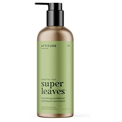 ATTITUDE Nourishing Conditioner, Bergamot & Ylang Ylang, with Essential Oils, Vegan & Plant-Based, Aluminum Bottle, Moisturizing Hair Care for Dry Hair, 473 mL ATTITUDE Nourishing Conditioner, Bergamot & Ylang Ylang, with Essential Oils, Vegan & Plant-Based, Aluminum Bottle, Moisturizing Hair Care for Dry Hair, 473 mL