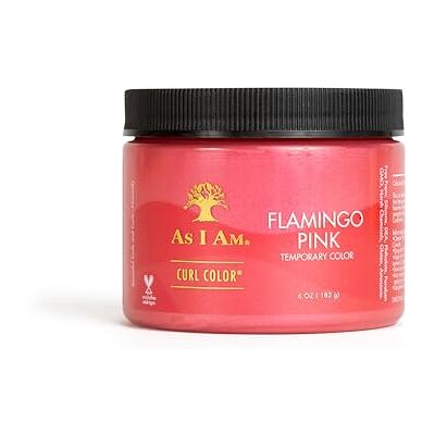 As I Am Curl Color Flamingo Pink- Temporary Colour & Curling Gel 6oz As I Am Curl Color Flamingo Pink- Temporary Colour & Curling Gel 6oz