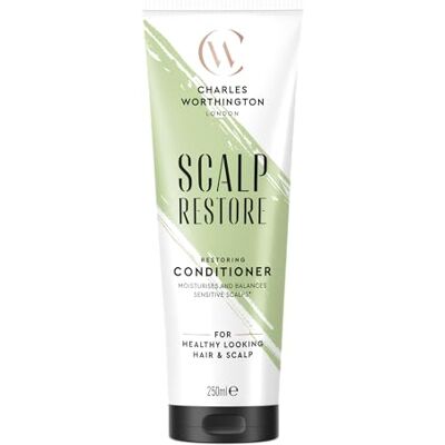 Charles Worthington Scalp Restore Restoring Conditioner – Moisturises & Balances Sensitive Scalps for Healthy, Soft Hair, 250ml Charles Worthington Scalp Restore Restoring Conditioner – Moisturises & Balances Sensitive Scalps for Healthy, Soft Hair, 250ml