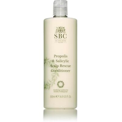 SBC Skincare Propolis & Salicylic Scalp Rescue Conditioner – Hydrating, Strengthening Treatment – Propolis, Shea Butter & Pro-Vitamin B5 To Soothe Irritation, Prevent Breakage, Revitalise Hair, 500 mL SBC Skincare Propolis & Salicylic Scalp Rescue Conditioner – Hydrating, Strengthening Treatment – Propolis, Shea Butter & Pro-Vitamin B5 To Soothe Irritation, Prevent Breakage, Revitalise Hair, 500 mL