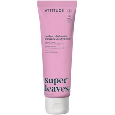 ATTITUDE Moisture Rich Hair Shampoo, EWG Verified, For Dry and Damaged Hair, Naturally Derived Ingredients, Vegan, Plant Based, Quinoa and Jojoba, 240 mL ATTITUDE Moisture Rich Hair Shampoo, EWG Verified, For Dry and Damaged Hair, Naturally Derived Ingredients, Vegan, Plant Based, Quinoa and Jojoba, 240 mL