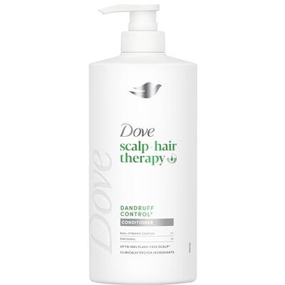 Dove Scalp + Hair Therapy Dandruff Control* Conditioner hair care with Salicylic Acid, Piroctone and Panthenol for up to 100% flake-free scalp* 700 ml Dove Scalp + Hair Therapy Dandruff Control* Conditioner hair care with Salicylic Acid, Piroctone and Panthenol for up to 100% flake-free scalp* 700 ml