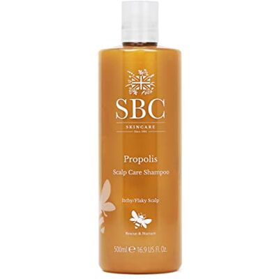 SBC Skincare Propolis Scalp Care Shampoo 500ml Gentle for a Dry or Itchy Scalp SBC Skincare Propolis Scalp Care Shampoo 500ml Gentle for a Dry or Itchy Scalp