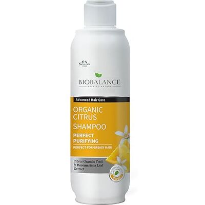 BIOBALANCE back to nature BioBalance Organic Citrus Shampoo 330ml Shampoo for Greasy Hair Oily Hair Citrus Shampoo Anti Dandruff Sulphate Free Natural BIOBALANCE back to nature BioBalance Organic Citrus Shampoo 330ml Shampoo for Greasy Hair Oily Hair Citrus Shampoo Anti Dandruff Sulphate Free Natural