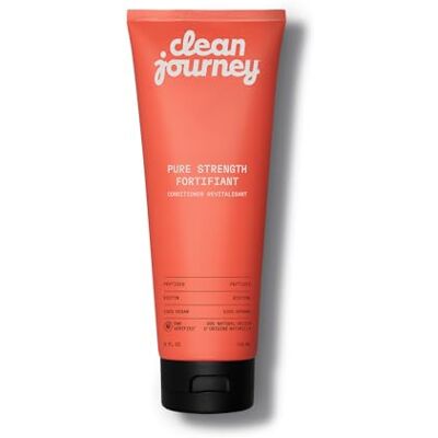 cleanjourney Pure Strength Hair Conditioner, EWG Verified, Infused with Peptides and Biotin, For Fragile and Damaged Hair, Clean Ingredients, Vegan, Vanilla Scent, 236 mL cleanjourney Pure Strength Hair Conditioner, EWG Verified, Infused with Peptides and Biotin, For Fragile and Damaged Hair, Clean Ingredients, Vegan, Vanilla Scent, 236 mL
