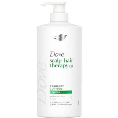 Dove Scalp + Hair Therapy Dandruff Control Shampoo hair care with Salicylic Acid, Piroctone and Panthenol for up to 100% flake-free scalp* 700 ml Dove Scalp + Hair Therapy Dandruff Control Shampoo hair care with Salicylic Acid, Piroctone and Panthenol for up to 100% flake-free scalp* 700 ml