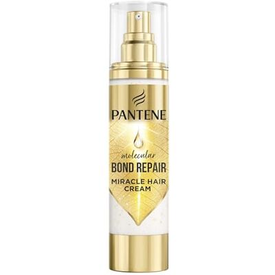 Pantene Molecular Bond Repair Leave in Cream 90ml. Hair Treatment with Pro-V Concentrated Formula for All Types Of Damaged Hair. Nourishes, Strengthens And Soften Hair. Repairs Split Ends Pantene Molecular Bond Repair Leave in Cream 90ml. Hair Treatment with Pro-V Concentrated Formula for All Types Of Damaged Hair. Nourishes, Strengthens And Soften Hair. Repairs Split Ends