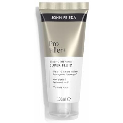 John Frieda PROfiller+ Strengthening Super Fluid 100ml. Fine Hair Serum for Fuller-Looking Care and Hair Bond Repair Support John Frieda PROfiller+ Strengthening Super Fluid 100ml. Fine Hair Serum for Fuller-Looking Care and Hair Bond Repair Support