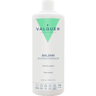 Valquer Laboratorios Valquer Professional Revitalising Conditioner with Natural Keratin Hair Balm Damaged Hair 1000 ml Valquer Laboratorios Valquer Professional Revitalising Conditioner with Natural Keratin Hair Balm Damaged Hair 1000 ml