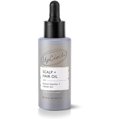 UPCIRCLE Scalp + Hair Oil 50ml – Targets Dryness + Damage Bacuri Butter Restores + Repairs + Rosemary Oil Promotes Hair Growth Vegan + Cruelty-Free UPCIRCLE Scalp + Hair Oil 50ml – Targets Dryness + Damage Bacuri Butter Restores + Repairs + Rosemary Oil Promotes Hair Growth Vegan + Cruelty-Free
