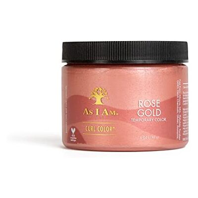 As I Am Curl Color Rose Gold- Temporary Colour & Curling Gel 6oz As I Am Curl Color Rose Gold- Temporary Colour & Curling Gel 6oz