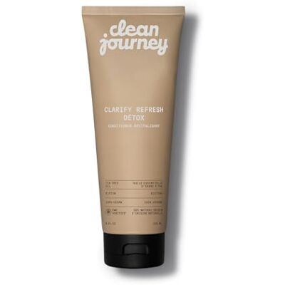 cleanjourney Clarify Refresh Detox Hair Conditioner, EWG Verified, Infused with Tea Tree Oil and Biotin, For Oily Hair + Buildup, Clean Ingredients, Vegan, Fresh Scent, 236 mL cleanjourney Clarify Refresh Detox Hair Conditioner, EWG Verified, Infused with Tea Tree Oil and Biotin, For Oily Hair + Buildup, Clean Ingredients, Vegan, Fresh Scent, 236 mL