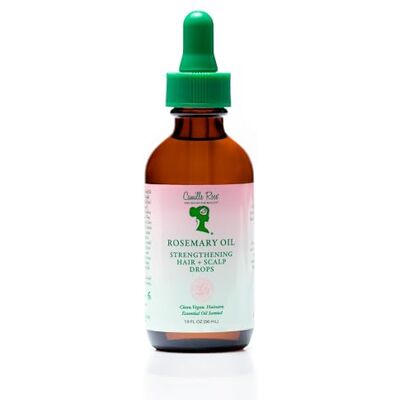 Camille Rose Rosemary Oil Strengthening Hair & Scalp Drops – Nourishing Botanical Oil Treatment, Promotes Healthy-Looking Hair Growth, Strengthens & Supports Scalp Care 56 ml Camille Rose Rosemary Oil Strengthening Hair & Scalp Drops – Nourishing Botanical Oil Treatment, Promotes Healthy-Looking Hair Growth, Strengthens & Supports Scalp Care 56 ml