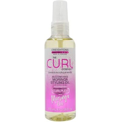 The Curl Company Silicone Free Moringa Styling Oil (100ml) Formulated with Nourishing Moringa Oil. The Experts in Curls & Waves. Smooths & Nourishes Hair for Hydrated Curls, Coils & Waves The Curl Company Silicone Free Moringa Styling Oil (100ml) Formulated with Nourishing Moringa Oil. The Experts in Curls & Waves. Smooths & Nourishes Hair for Hydrated Curls, Coils & Waves