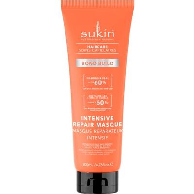 Sukin Bond Build Intense Repair Hair Masque Paraben Free, Natural Hair Care Repair Split Ends and Smooth Damage Caused by Colour, Heat and More 200 ml Sukin Bond Build Intense Repair Hair Masque Paraben Free, Natural Hair Care Repair Split Ends and Smooth Damage Caused by Colour, Heat and More 200 ml