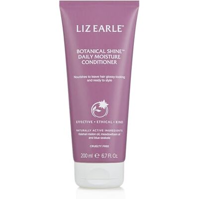 Liz Earle Botanical Shine™ Daily Moisturise Conditioner with Kalahari Melon Oil, Meadowfoam Oil and Blue Seakale, for All Hair Types, 200ml Liz Earle Botanical Shine™ Daily Moisturise Conditioner with Kalahari Melon Oil, Meadowfoam Oil and Blue Seakale, for All Hair Types, 200ml