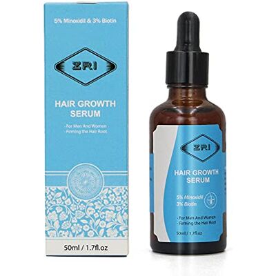ZRI Hair Growth Serum Natural, Cruelty-Free, Vegan, Unscented, Unisex-Adults ZRI Hair Growth Serum Natural, Cruelty-Free, Vegan, Unscented, Unisex-Adults