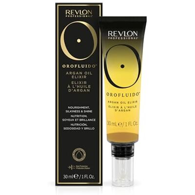 REVLON PROFESSIONAL OROFLUIDO ARGAN OIL ELIXIR for Women, Argan Oil Hair Elixir, Nourishing Argan Oil Elixir, Vegan Argan Oil Elixir, 30ml REVLON PROFESSIONAL OROFLUIDO ARGAN OIL ELIXIR for Women, Argan Oil Hair Elixir, Nourishing Argan Oil Elixir, Vegan Argan Oil Elixir, 30ml