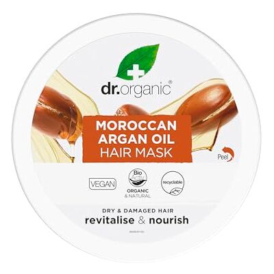 Dr. Organic Dr Organic Moroccan Argan Oil Hair Treatment Conditioner, Revitalising, Dry & Damaged Hair, Mens, Womens, Natural, Vegan, Cruelty-Free, Paraben & SLS-Free, Organic, 200ml, Packaging may vary Dr. Organic Dr Organic Moroccan Argan Oil Hair Treatment Conditioner, Revitalising, Dry & Damaged Hair, Mens, Womens, Natural, Vegan, Cruelty-Free, Paraben & SLS-Free, Organic, 200ml, Packaging may vary