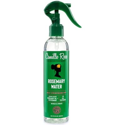 Camille Rose Rosemary Water Daily Strengthening Hair Mist, 236 ml Refreshing Botanical Formula Helps Nourish Strands, Supports Scalp Care, Enhances Hair Strength And Adds Lightweight Moisture Camille Rose Rosemary Water Daily Strengthening Hair Mist, 236 ml Refreshing Botanical Formula Helps Nourish Strands, Supports Scalp Care, Enhances Hair Strength And Adds Lightweight Moisture