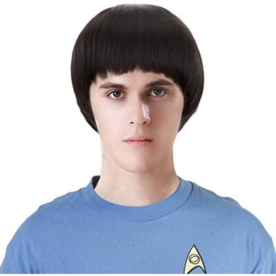 Zone Short Black Luffy Cosplay Wig-80s Outfit For Men Synthetic Bowl Cut Mushroom Hair Anime Wigs Old Man Movie Party Halloween Vector Costume Wig (Black) Zone Short Black Luffy Cosplay Wig-80s Outfit For Men Synthetic Bowl Cut Mushroom Hair Anime Wigs Old Man Movie Party Halloween Vector Costume Wig (Black)