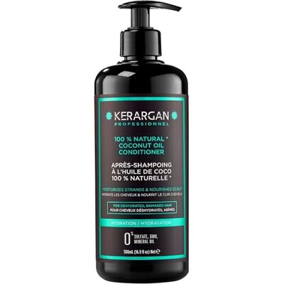 KERARGAN Conditioner with coconut and argan oil to smooth and detangle your hair while nourishing it Dry and brittle hair Sulphate, paraben and silicone free 500 ml KERARGAN Conditioner with coconut and argan oil to smooth and detangle your hair while nourishing it Dry and brittle hair Sulphate, paraben and silicone free 500 ml