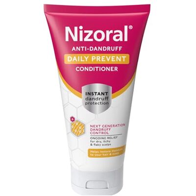 Nizoral Anti-Dandruff Daily Prevent Conditioner, Instant Dandruff Protection, For People Prone to Dry, and Flaky Scalps, Moisturising Care, Helps Keep Hair Soft and Silky, 1 x 200ml Nizoral Anti-Dandruff Daily Prevent Conditioner, Instant Dandruff Protection, For People Prone to Dry, and Flaky Scalps, Moisturising Care, Helps Keep Hair Soft and Silky, 1 x 200ml