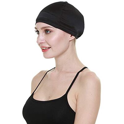 FocusCare Wig Cap-100% Mulberry Silk Breathable Soft for Bald Head Available All The Year, Black, One Size FocusCare Wig Cap-100% Mulberry Silk Breathable Soft for Bald Head Available All The Year, Black, One Size