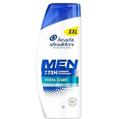 Head & Shoulders Men Ultra Total Care Anti-Dandruff Shampoo 625ml. Works Against Dandruff, Oil and Itch from the 1st Wash. Up to 100% Dandruff Protection, Clinically Proven. Infused with Sea Minerals Head & Shoulders Men Ultra Total Care Anti-Dandruff Shampoo 625ml. Works Against Dandruff, Oil and Itch from the 1st Wash. Up to 100% Dandruff Protection, Clinically Proven. Infused with Sea Minerals