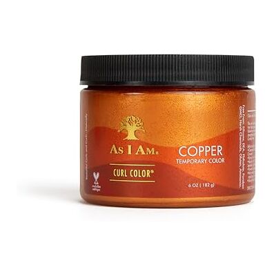 As I Am Curl Color Copper- Temporary Colour & Curling Gel 6oz As I Am Curl Color Copper- Temporary Colour & Curling Gel 6oz