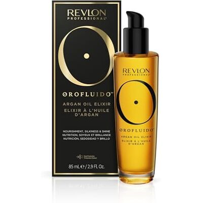 REVLON PROFESSIONAL OROFLUIDO ARGAN OIL ELIXIR for Women, Argan Oil Hair Elixir, Nourishing Argan Oil Elixir, Vegan Argan Oil Elixir, 85ml REVLON PROFESSIONAL OROFLUIDO ARGAN OIL ELIXIR for Women, Argan Oil Hair Elixir, Nourishing Argan Oil Elixir, Vegan Argan Oil Elixir, 85ml