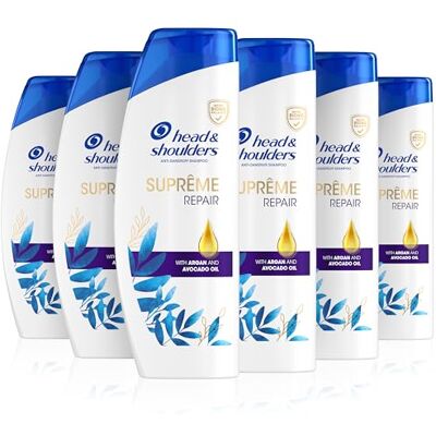 Head & Shoulders - Argan Oil Supreme Damage Repair - 6x400ml Head & Shoulders - Argan Oil Supreme Damage Repair - 6x400ml