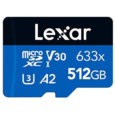 Lexar 512GB Blue High-Speed Memory Card - Memory Card Lexar 512GB Blue High-Speed Memory Card - Memory Card