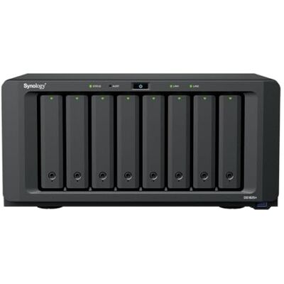 Synology DS1825+ 160TB ( HAT53) 8 bay Plus series with Ryzen V1500B, 8GB Ram (32GB max), 2x 2.5GbE, 2x M.2 NVMe slots. PCIe slot for NIC options. DX525 expansion available via Type-C. Synology DS1825+ 160TB ( HAT53) 8 bay Plus series with Ryzen V1500B, 8GB Ram (32GB max), 2x 2.5GbE, 2x M.2 NVMe slots. PCIe slot for NIC options. DX525 expansion available via Type-C.