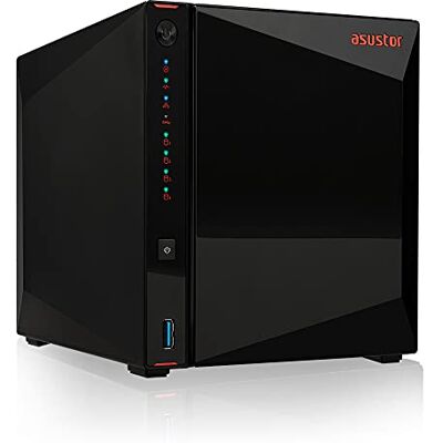 Asustor AS5304T 4 Bay NAS, 1.5GHz Quad-Core, 2 2.5GbE Port, 4GB RAM DDR4, Gaming Network Attached Storage, Personal Private Cloud (Diskless) Asustor AS5304T 4 Bay NAS, 1.5GHz Quad-Core, 2 2.5GbE Port, 4GB RAM DDR4, Gaming Network Attached Storage, Personal Private Cloud (Diskless)