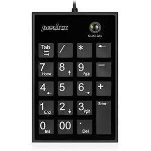perixx PERIPAD-202UB, Numeric Keypad for Laptop USB Tab Key Feature Full Size 19 Keys Big Print Letters Silent X Type Scissor Keys Black perixx PERIPAD-202UB, Numeric Keypad for Laptop USB Tab Key Feature Full Size 19 Keys Big Print Letters Silent X Type Scissor Keys Black