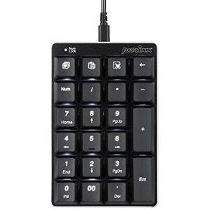 perixx PERIPAD-303 Wired USB Backlit Mechanical Numeric Keypad, Full Size 22 Keys perixx PERIPAD-303 Wired USB Backlit Mechanical Numeric Keypad, Full Size 22 Keys