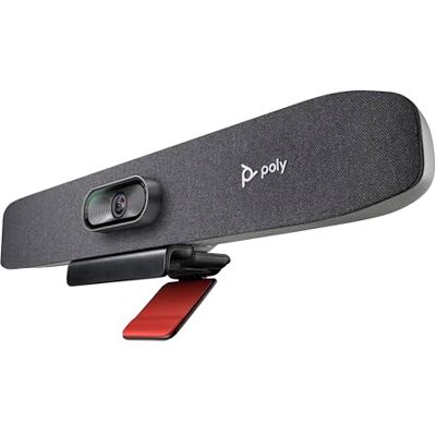 PLT Poly Studio R30 4K video conferencing bar – camera, mic, and speaker for small rooms – Automatic Camera Framing – Noise Reduction Technology, – works w/Teams, Google, Zoom and more PLT Poly Studio R30 4K video conferencing bar – camera, mic, and speaker for small rooms – Automatic Camera Framing – Noise Reduction Technology, – works w/Teams, Google, Zoom and more