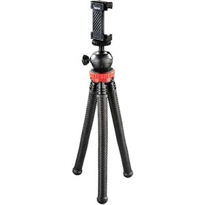 Hama "FlexPro" Tripod for Smartphone, GoPro and Photo Cameras, 27 cm Red Hama "FlexPro" Tripod for Smartphone, GoPro and Photo Cameras, 27 cm Red
