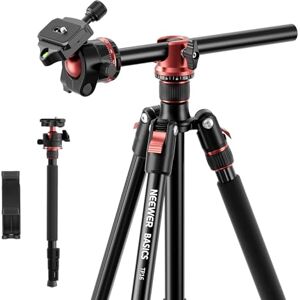 NEEWER BASICS 70.9" Tripod Monopod with Center Column & Ball Head, Quick Release Overhead DSLR Holder Stand Compatible with Phone Travel Video Recording, 17.6 lbs Max Load, TP16 NEEWER BASICS 70.9" Tripod Monopod with Center Column & Ball Head, Quick Release Overhead DSLR Holder Stand Compatible with Phone Travel Video Recording, 17.6 lbs Max Load, TP16