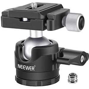 NEEWER 28mm Low Profile Tripod Ball Joint 360° Pan Rotation with 1/4" Arca Type Quick Release Plate and Spirit Level for Tripods, Monopods, Max Load: 6.6LB/5kg NEEWER 28mm Low Profile Tripod Ball Joint 360° Pan Rotation with 1/4" Arca Type Quick Release Plate and Spirit Level for Tripods, Monopods, Max Load: 6.6LB/5kg